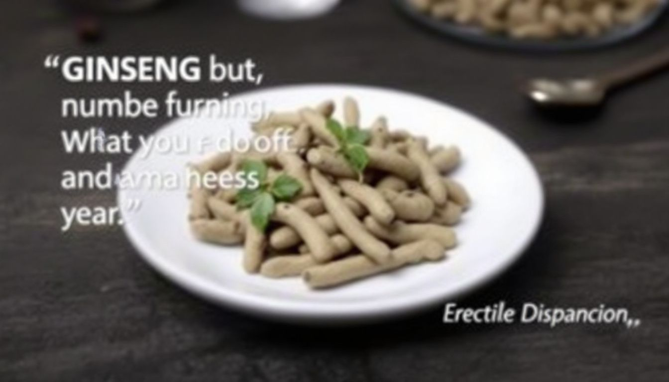 Ein Diagramm, das die Ergebnisse wissenschaftlicher Studien über Ginseng bei Erektionsstörungen darstellt.